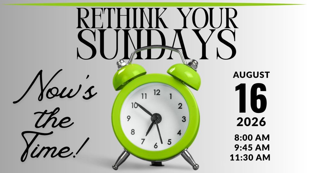 New Sunday Service times at Grace Point Church in Las Vegas begin on August 16, 2026.